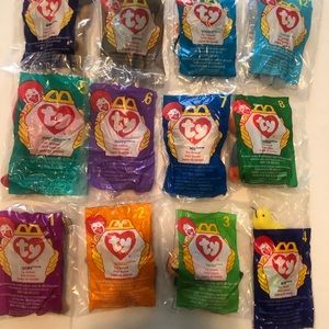 MCDONALD'S HAPPY MEAL'S 1998 MINI BEANIE BABIES